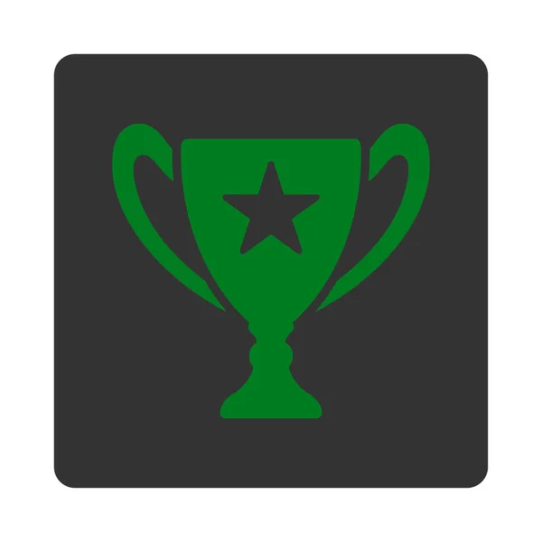 Icono de trofeo de botón de premio OverColor Set —  Fotos de Stock