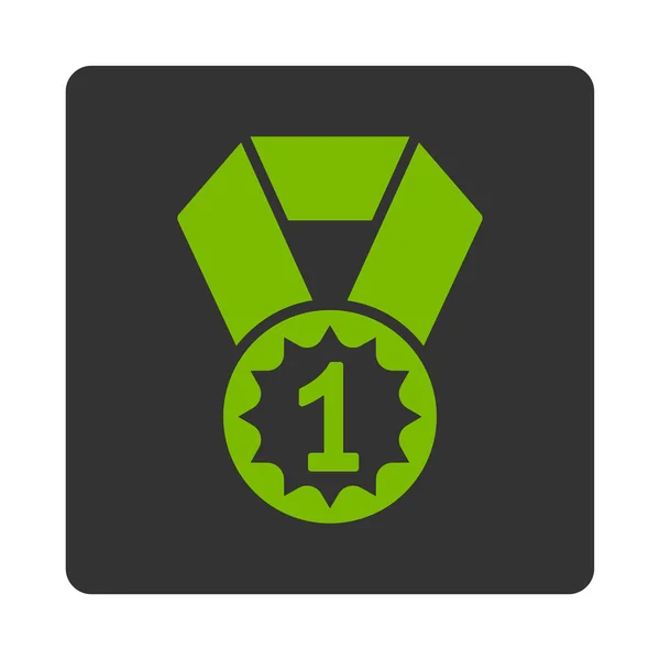 First place icon from Award Buttons OverColor Set — Stock Photo, Image