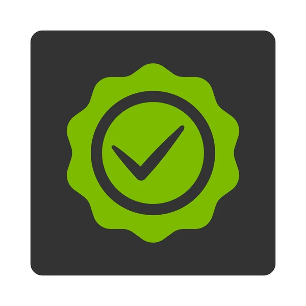 Valid icon from Award Buttons OverColor Set — Stock Photo, Image