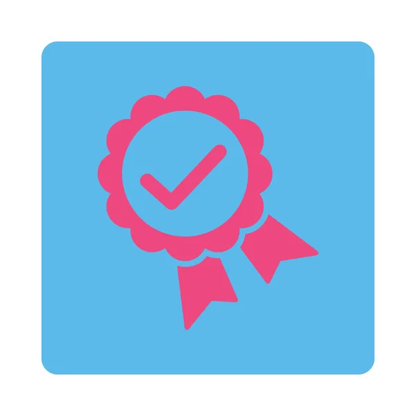 Zestaw ikon zatwierdzonych od nagrody przycisków overcolor — Zdjęcie stockowe