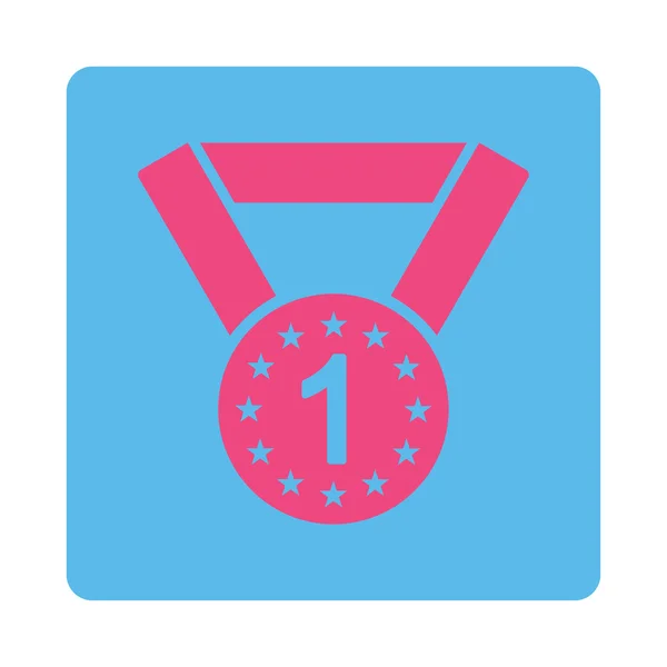 First medal icon from Award Buttons OverColor Set — Stock Photo, Image