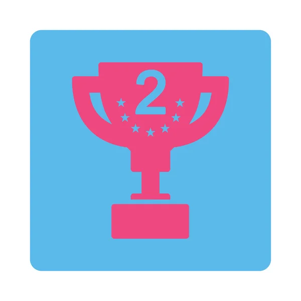 Second prize icon from Award Buttons OverColor Set — Stock Photo, Image