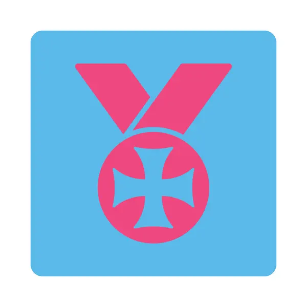 Значок медали Мальты из Наградных кнопок OverColor Set — стоковое фото