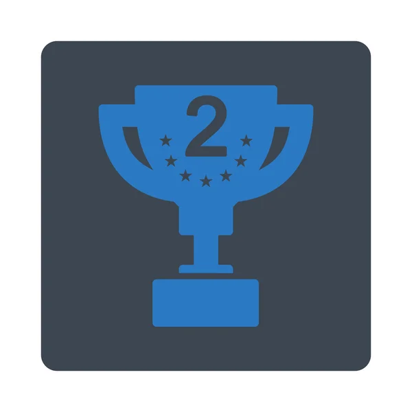 Second prize icon from Award Buttons OverColor Set — Stock Photo, Image