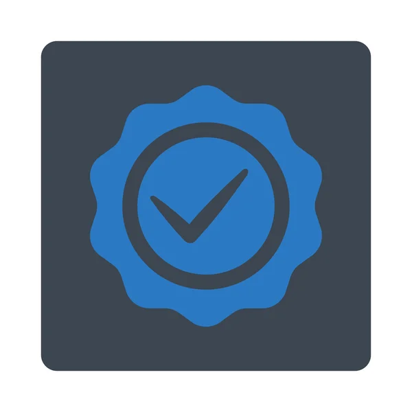 Valid icon from Award Buttons OverColor Set — Stock Photo, Image