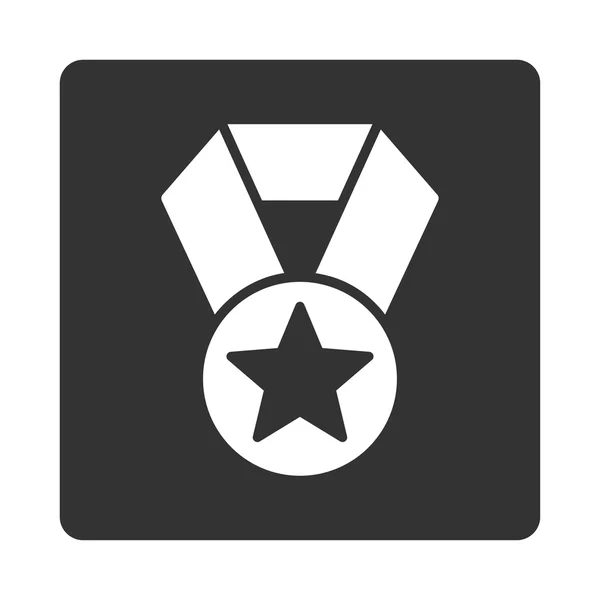 Ícone de medalha de campeão de botões de prêmio OverColor Set — Fotografia de Stock