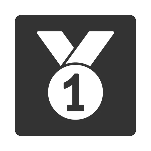 Icono de medalla de oro de Award Botones OverColor Set —  Fotos de Stock
