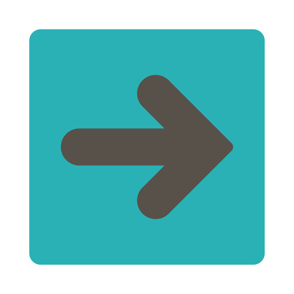 Кнопка "Стрелка вправо" серого и голубого цветов
