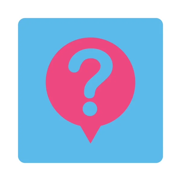 Status flat pink and blue colors rounded button — Stock Photo, Image