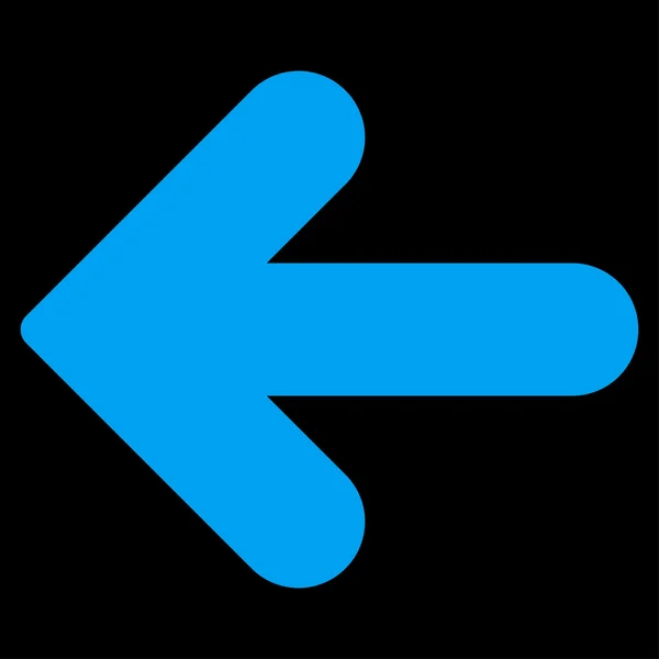 Arrow Left flat blue color icon — Stock Photo, Image