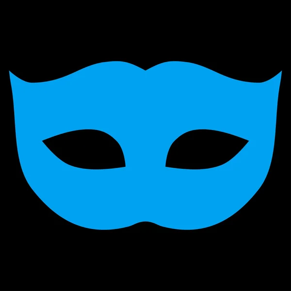 Pictogram Privacy masker platte blauwe kleur — Stockfoto