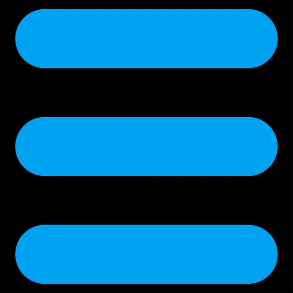 Stack flat blue color icon — Stock Photo, Image