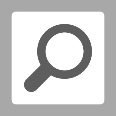 Görüntülemek yuvarlak düz koyu gri ve beyaz renkler düğmesi