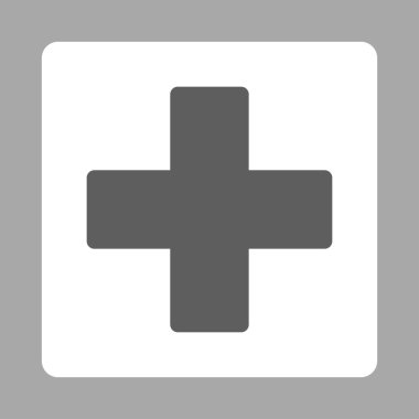 Ayrıca yuvarlak düz koyu gri ve beyaz renkler düğmesi