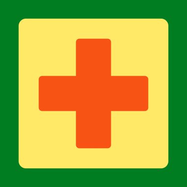 Ayrıca yuvarlak düz turuncu ve sarı renkler düğmesi