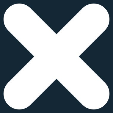 Düz beyaz renk simgesini iptal