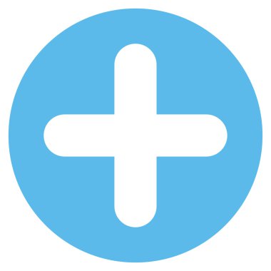 Düz mavi renk simgesini oluşturmak