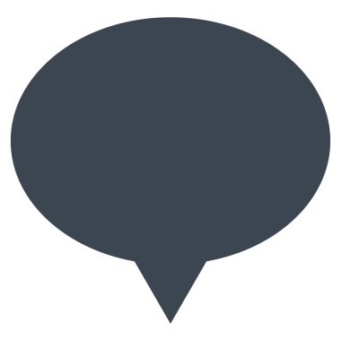 Afiş düz düz mavi renk simgesi