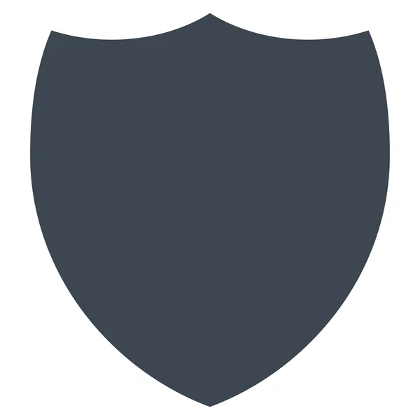 Ikonen med säkerhetssköld platt mjuk blå färg — Stock vektor