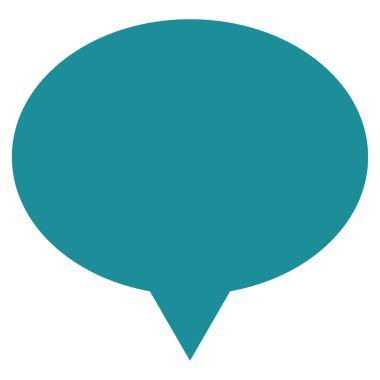 Afiş düz yumuşak mavi renk simgesi