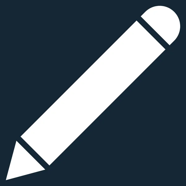 Pencil flat white color icon — Stock Photo, Image