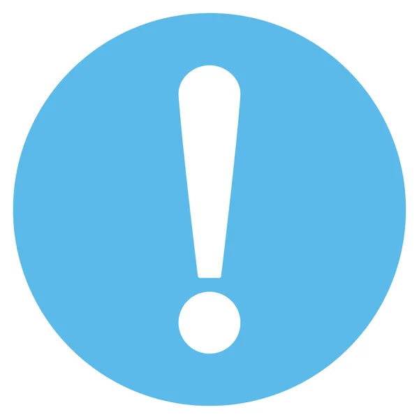 Problem flat blue color icon — Stock Photo, Image