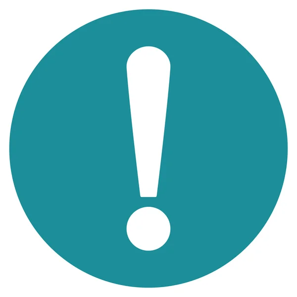 Problem flat soft blue color icon — Stock Photo, Image