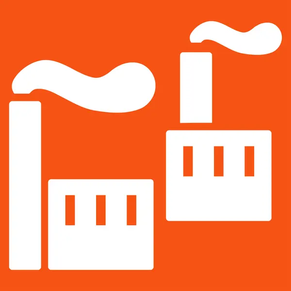 Ikona przemysłu z firmy Bicolor zestaw — Zdjęcie stockowe
