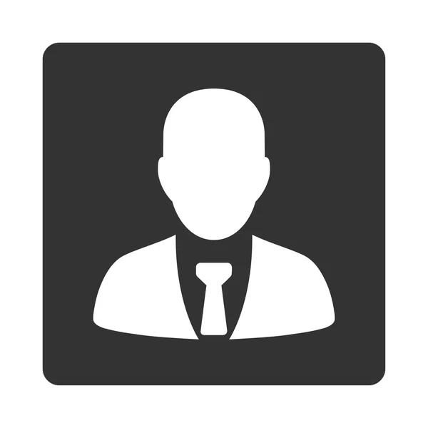 Businessman Icon from Commerce Buttons OverColor Set — Stock Photo, Image