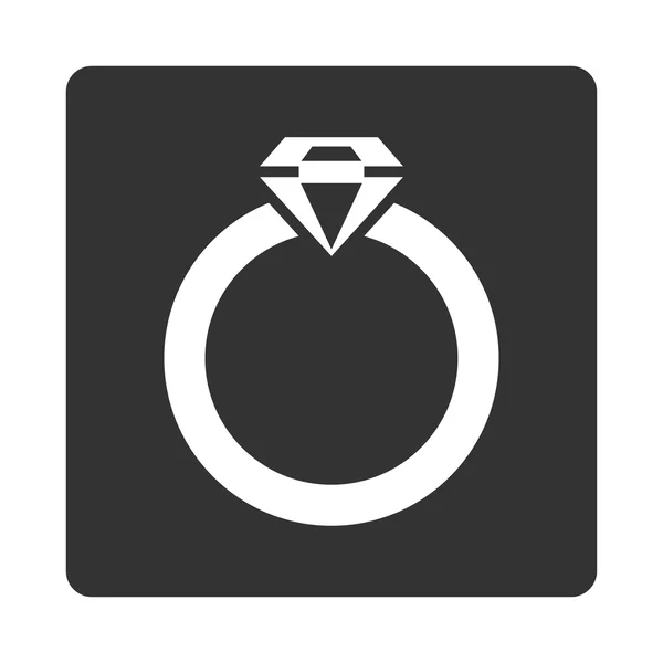 Icono de anillo de diamantes de botones de comercio OverColor Set — Foto de Stock