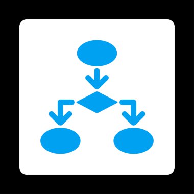 Akış çizelgesi simge ticaret düğmeleri Overcolor set