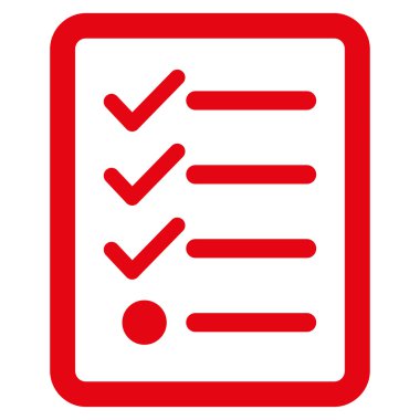 İş Bicolor Ayarla denetim listesi simgesini