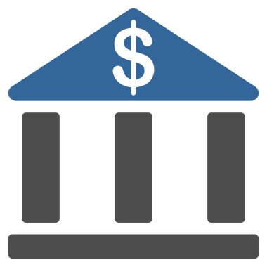 Banka iş Bicolor ayarla simgesini