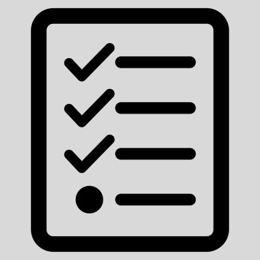 İş Bicolor Ayarla denetim listesi simgesini