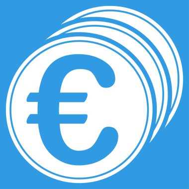 Euro sikke simge Bicolor Euro bankacılık kümesi'nden