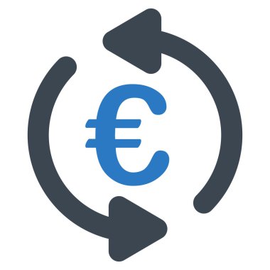 Bicolor Euro bankacılık ayarla simgesini tekrar