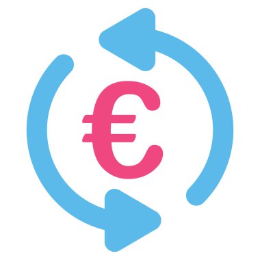 Bicolor Euro bankacılık ayarla simgesini tekrar