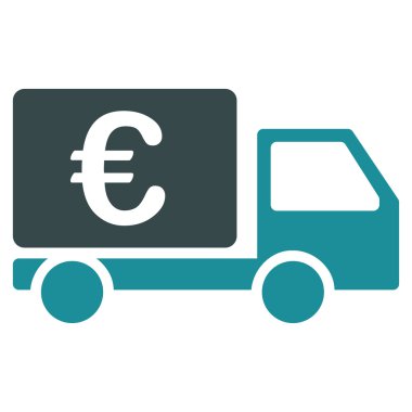 Toplayıcı araba simgesi Bicolor Euro bankacılık kümesi'nden