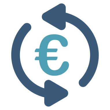 Bicolor Euro bankacılık ayarla simgesini tekrar