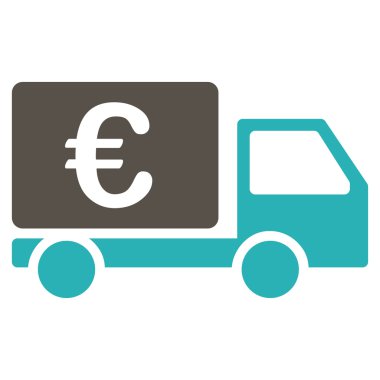 Toplayıcı araba simgesi Bicolor Euro bankacılık kümesi'nden