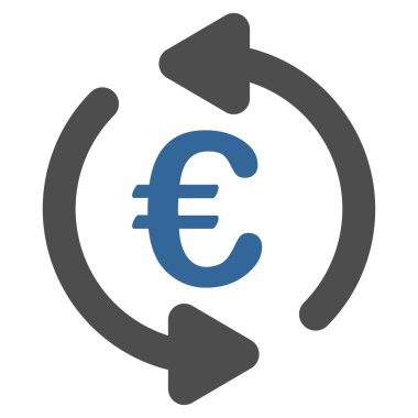 Bicolor Euro bankacılık ayarla simgesini tekrar