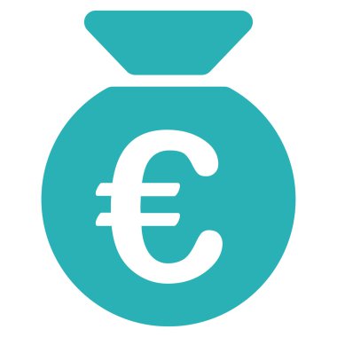 Para çantası simgesini Bicolor Euro bankacılık kümesi'nden