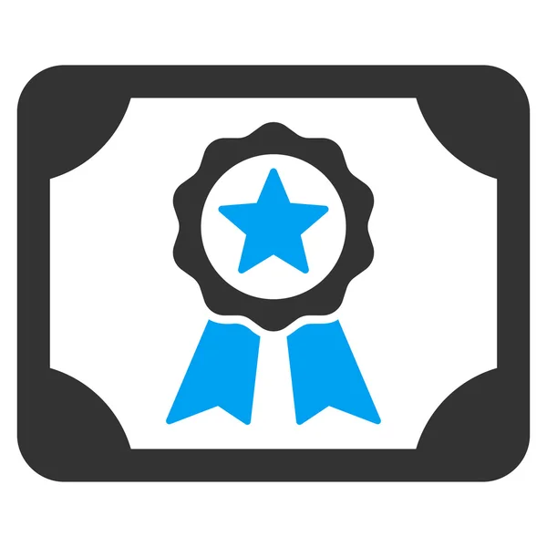 Certifikat-ikonen från Business Bicolor ange — Stockfoto