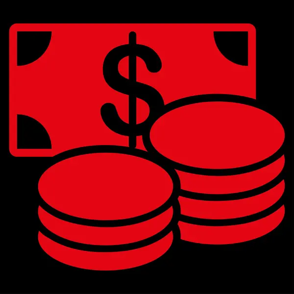 Ícone de dinheiro do Business Bicolor Set — Fotografia de Stock