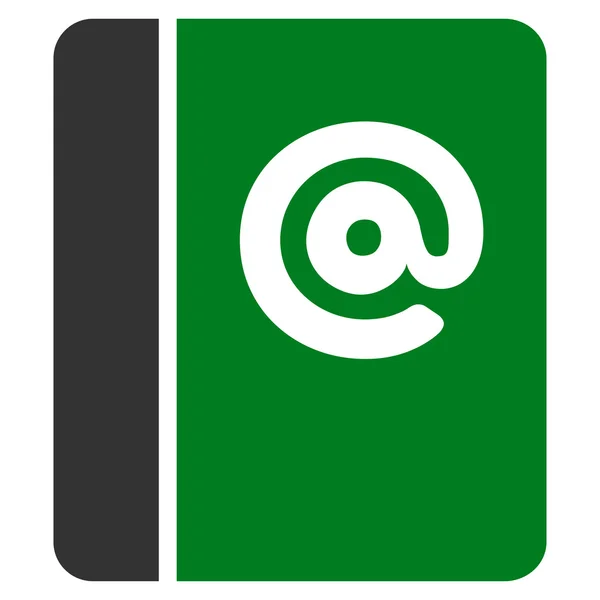 E-Mail-Ikone aus Business-Bicolor eingestellt — Stockfoto