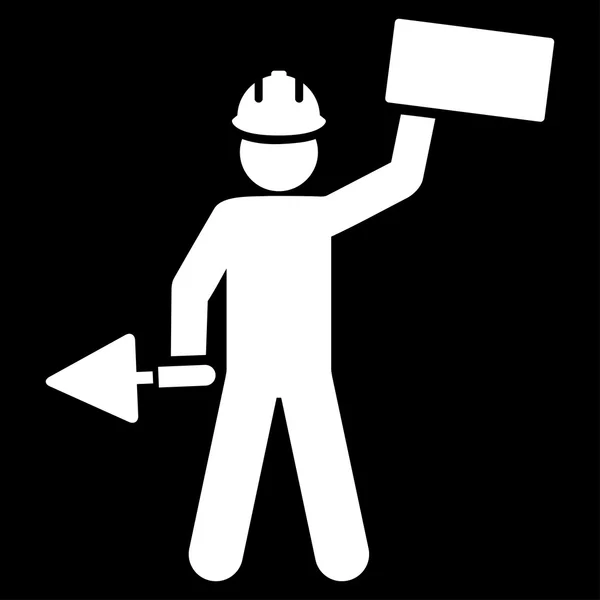 Builder-ikon från Business Bicolor ange — Stockfoto