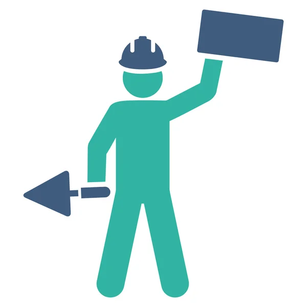 Builder icon from Basic Plain Icon Set — Stock Photo, Image