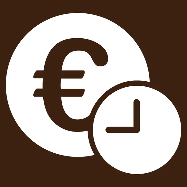 Євро кредиту ікона з біколор встановити бізнес — стокове фото