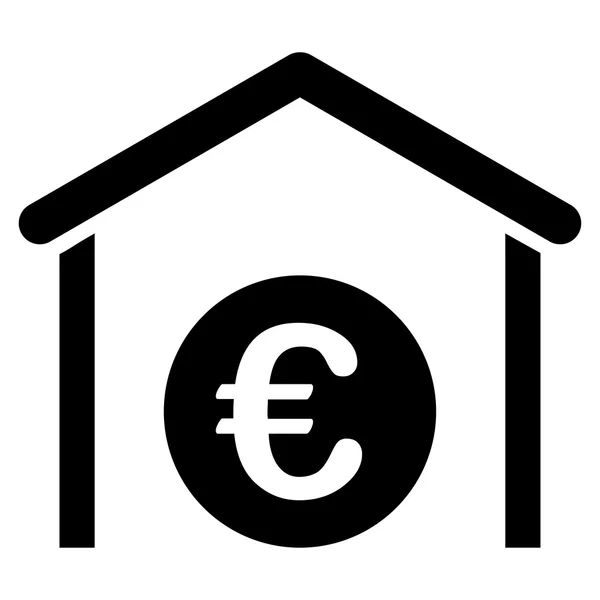 Значок хранилища BiColor Euro Banking Set — стоковое фото