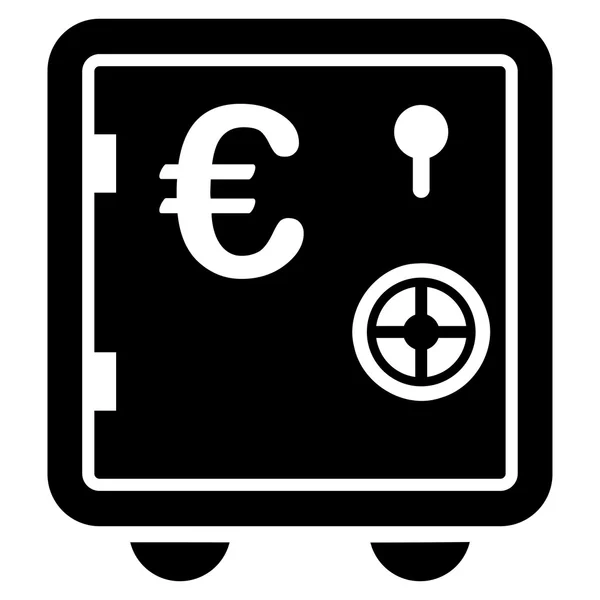 Sicuro icona euro da BiColor Euro Banking Set — Foto Stock